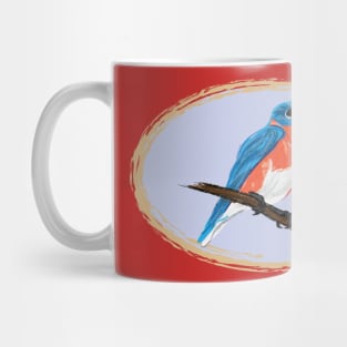 Cute Artwork of a Eastern Bluebird II Mug